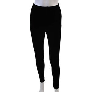 WARDROBE.NYC Womens Velvet Legging - Black Size XS